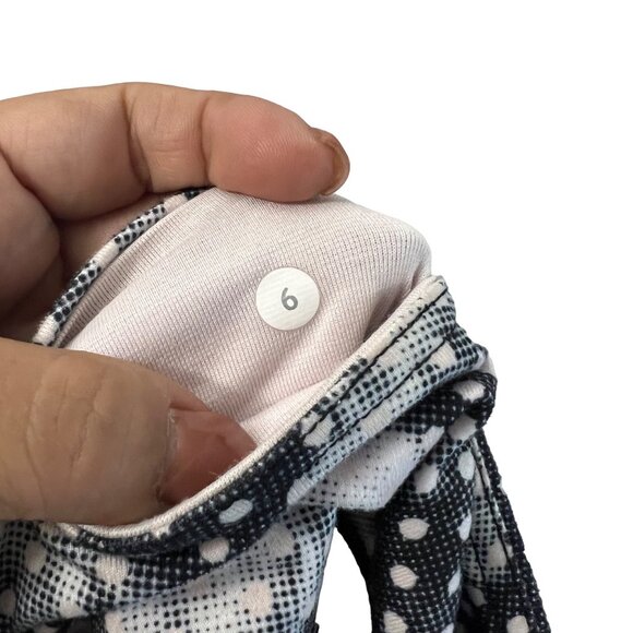 Lululemon Womens Wunder Under Crop Legging Dottie Dream Polka Dot Size 6 - Picture 5 of 7